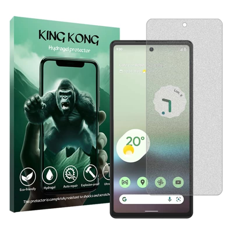محافظ صفحه نمایش مات گوشی گوگل Pixel 6a کینگ کونگ مدل Tough
