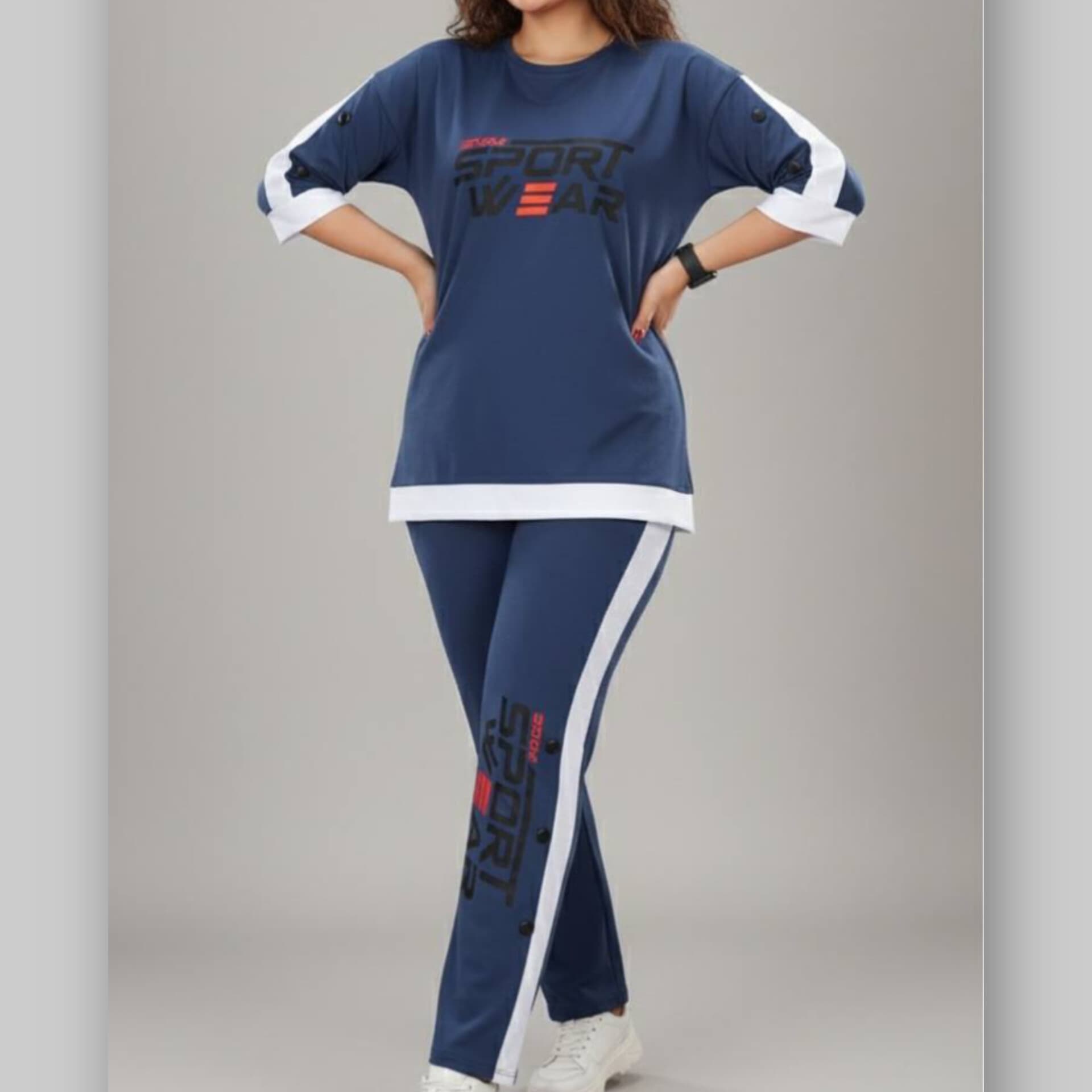 ست اسپرت دکمه دار (پک 7 عددی)