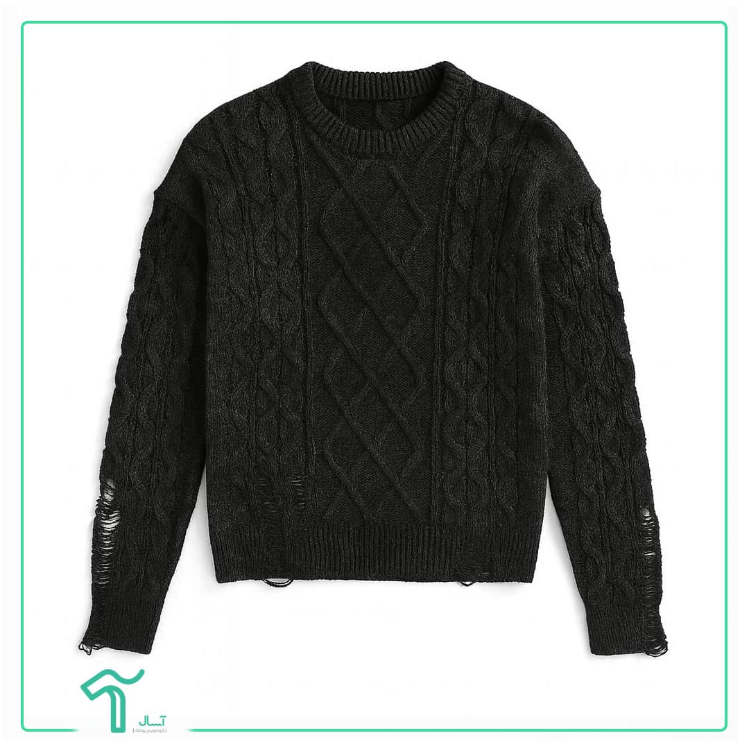 بلوز بافت زاپدار نیکو کد 2516
