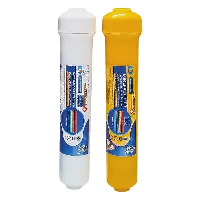 فیلتر دستگاه تصفیه آب نور مدل پست کربن و مینرال بسته 2 عددی