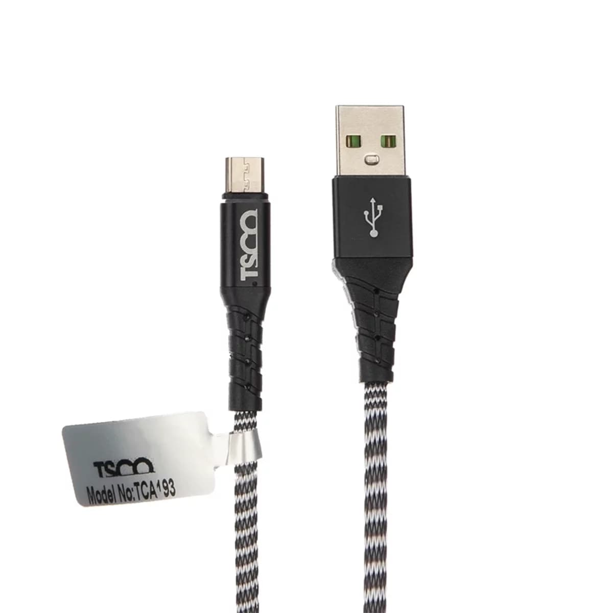 کابل تبدیل USB به microUSB تسکو مدل TCA 193 به طول 1 متر
