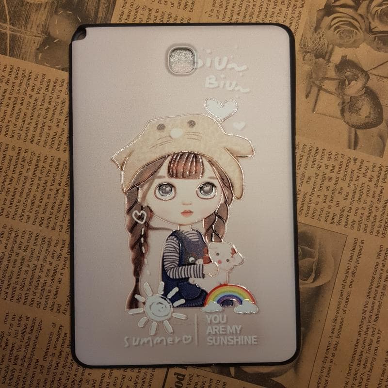 قاب طرح دار تبلت سامسونگ Galaxy Tab A 8.0 SM-T350 / T355 طرح دخترانه