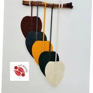 دیوارکوب مدرن مکرومه برگ مدل پله ای