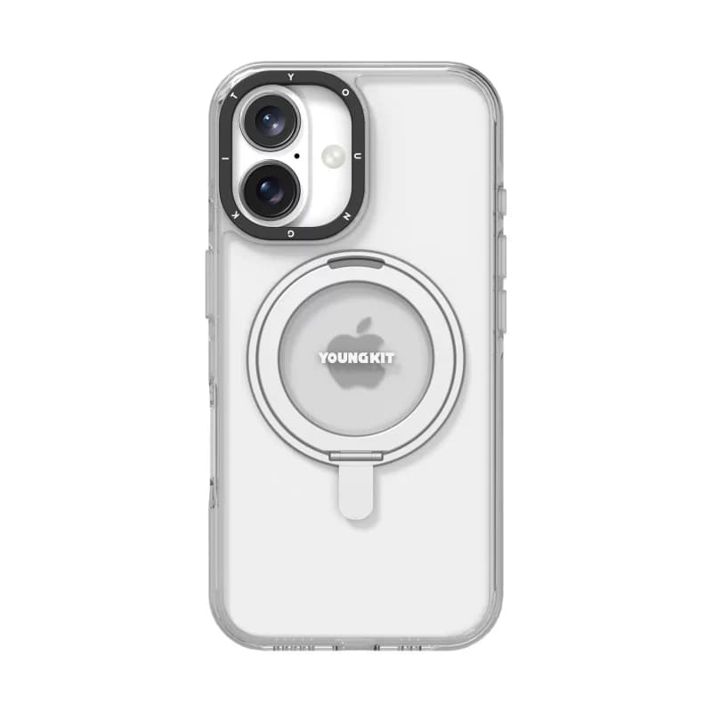 کاور گوشی اپل iphone 16 یانگ کیت مدل Crystal 360° Rotation
