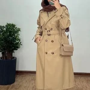 مانتو بارونی زنانه طرح بارانا