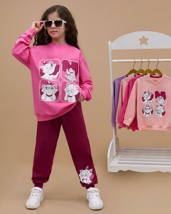 بلوز شلوار بگ استایل گربه اشرافی NZDE