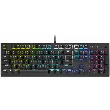 کیبورد گیمینگ سیمی کورسیر مدل K60 RGB PRO Low Profile