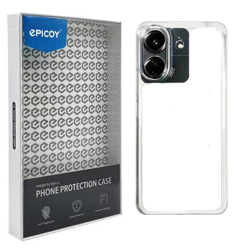 کاور گوشی شیائومی Redmi 13C 4G – Poco C65 اپیکوی مدل Transparent Clear