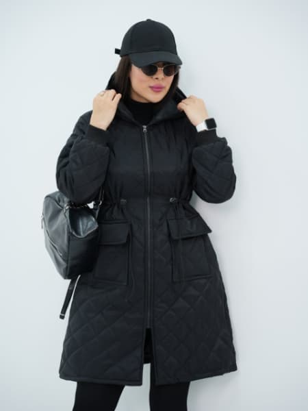 کاپشن بلند کمرگت کندو کد6599