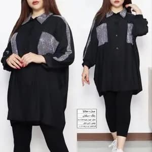 شومیز کرپ کش ساناز