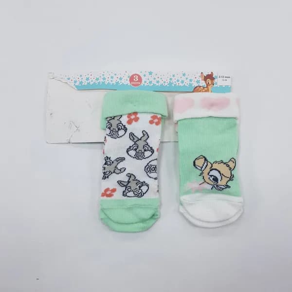 جوراب دخترانه دیزنی (پک 2 عددی) کد kids1372