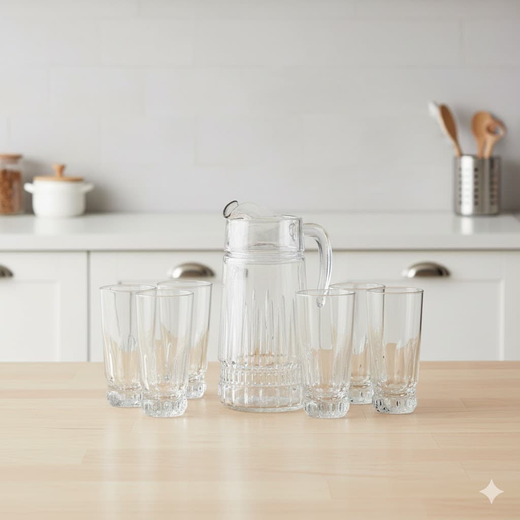 پارچ و لیوان امپراطور کوتاه لومینارک مدل IMPERATOR