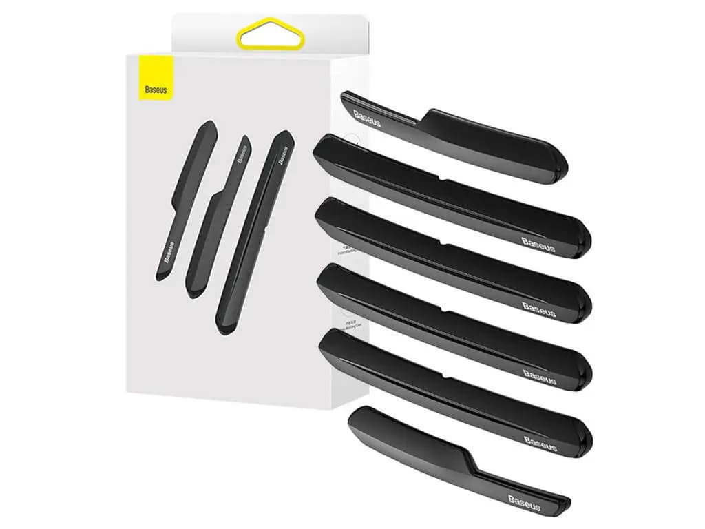 محافظ در و آینه خودرو تسلا ( پک 6 عددی) Baseus Baseus T-Space Bumper Guard Kit Tesla