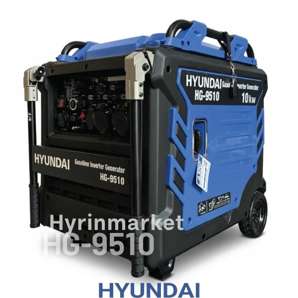 موتور برق بنزینی هیوندای 10 کیلووات مدل HG9510 اینورتری