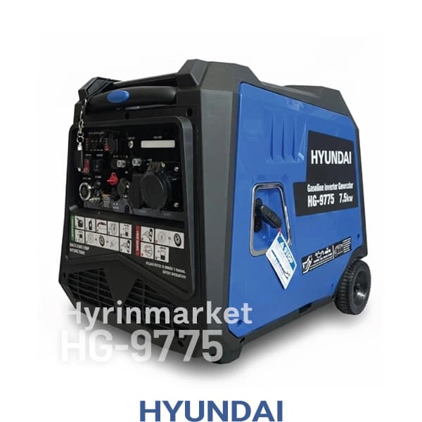 موتور برق بنزینی هیوندای 7.5 کیلووات مدل HG9775 اینورتری