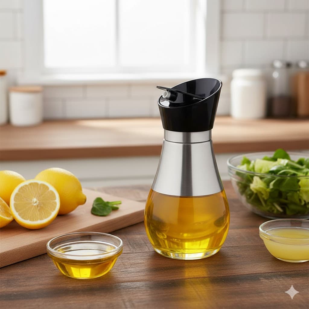 ظرف روغن و آبلیمو اشکی یونیک 1448