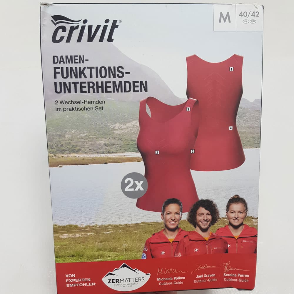 تاپ ورزشی زنانه crivit (پک 2 عددی) کد va999