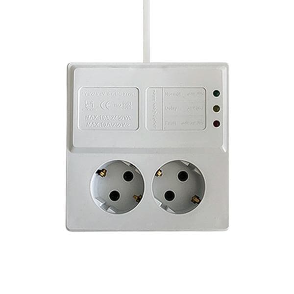 محافظ برق دو خانه ارت دار یخچال فرحان مدل FEP 222 کابل 1.8 متر