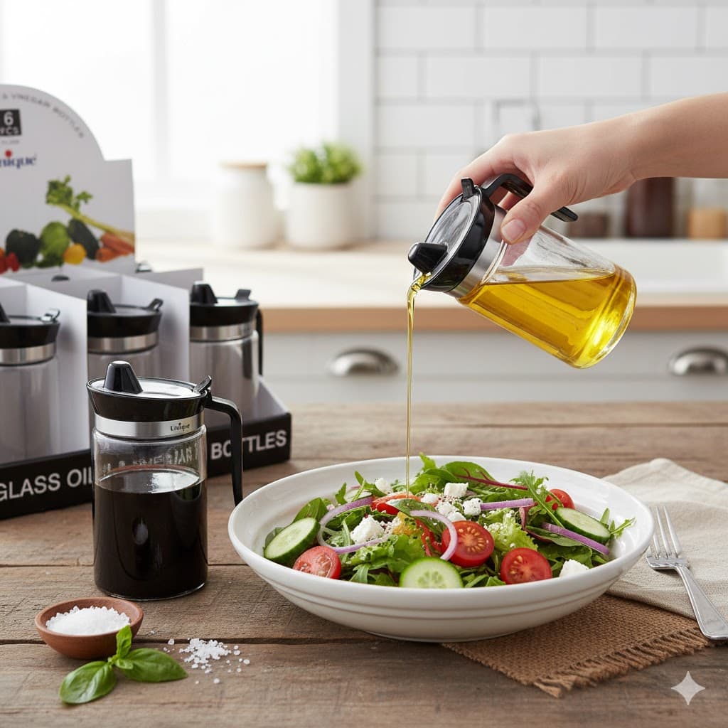 ظرف روغن و سرکه بزرگ یونیک کد 2026