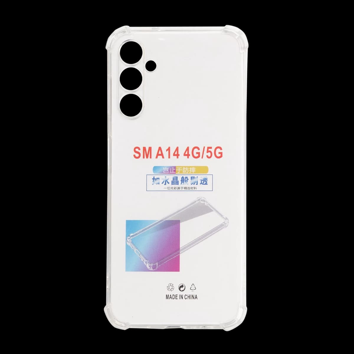 کاور گوشی سامسونگ Galaxy A14 مدل ژله ای محافظ لنزدار