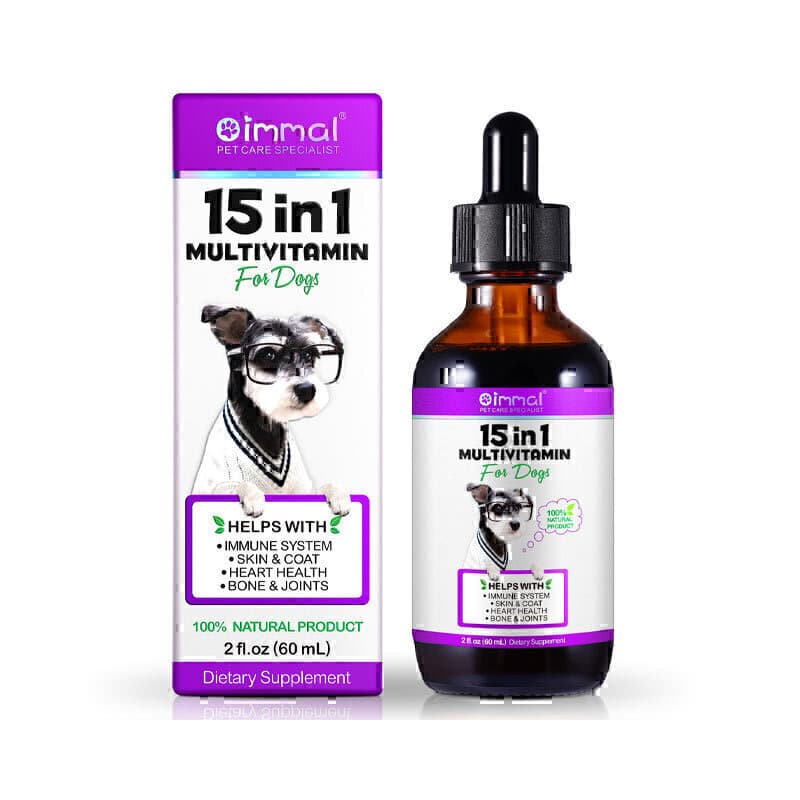 قطره مولتی ویتامین سگ اویمال Oimmal Multivitamin For Dogs حجم 60 میلی لیتر