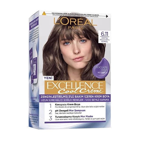 کیت رنگ مو لورآل پاریس مدل Excellence شماره 6.11