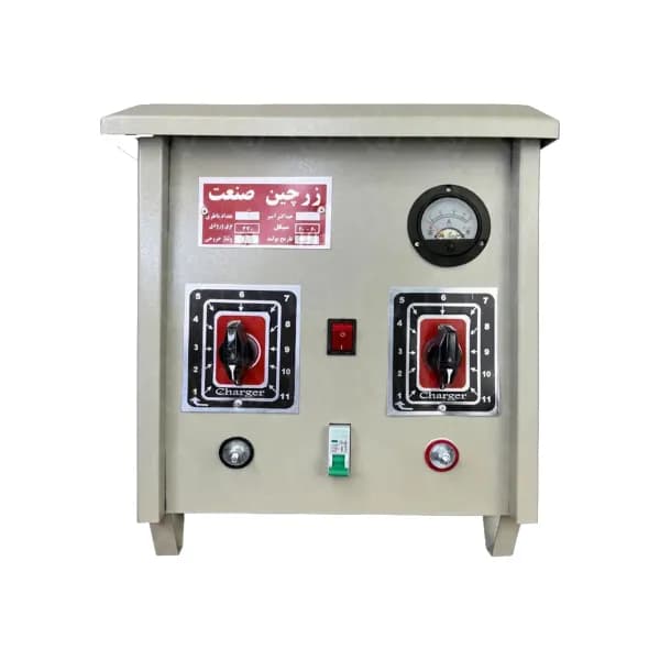 دستگاه شارژر باتری زرچین صنعت 18 عددی مس مدل DSB18AM