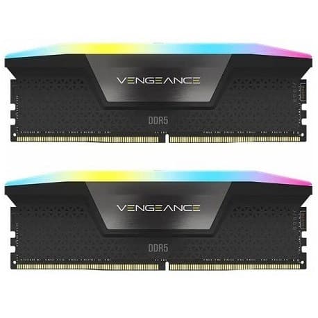 رم کورسیر CORSAIR VENGEANCE RGB 96GB (2x48GB) 6000MT/s CL36 DDR5