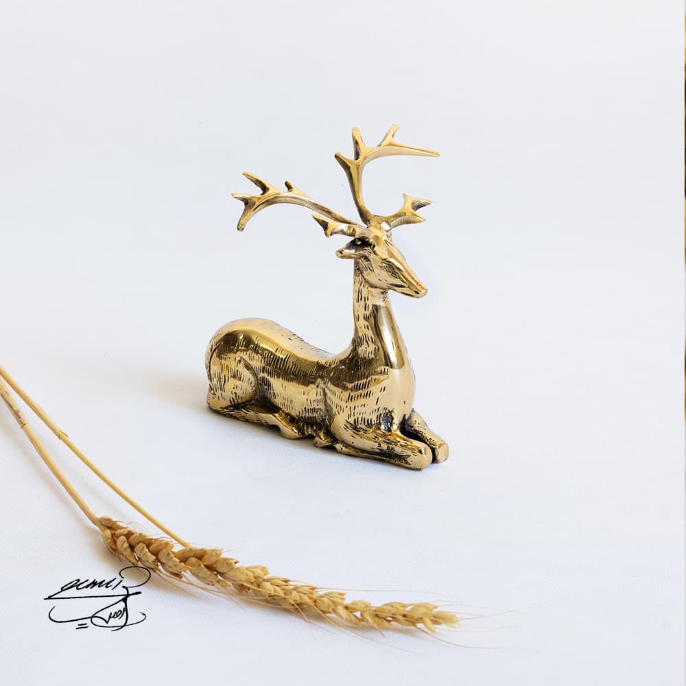 مجسمه گوزن برنزی کد 0212