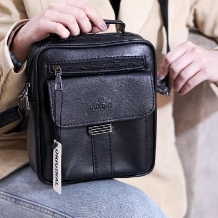 کیف دوشی اسپرت چرم کد 16420