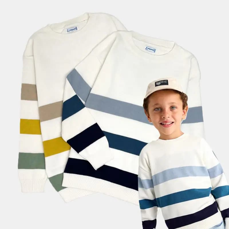 پلیور بچه گانه پسرانه بافت برند مایورال کد679