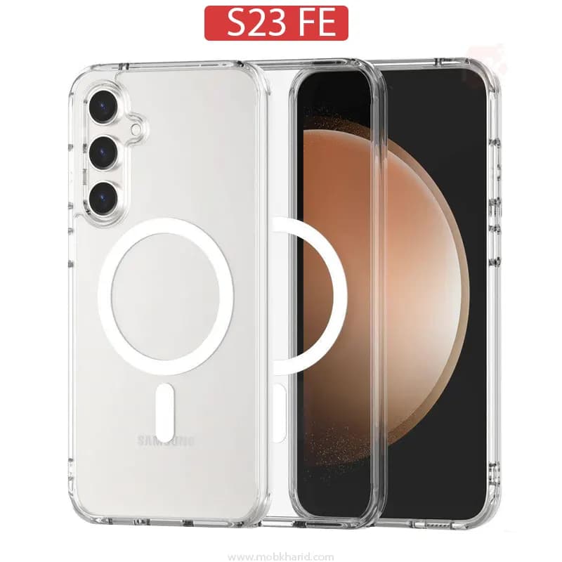 قاب محافظ سامسونگ Magsafe Clear Case | Galaxy S23 FE