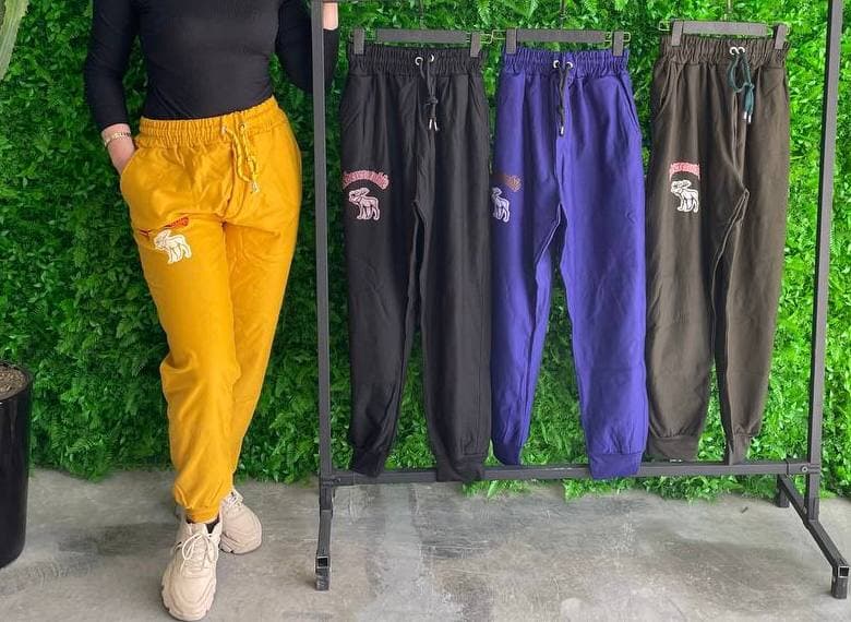 شلوار اسلش دورس توکرکی ابرکرومی کد 3047