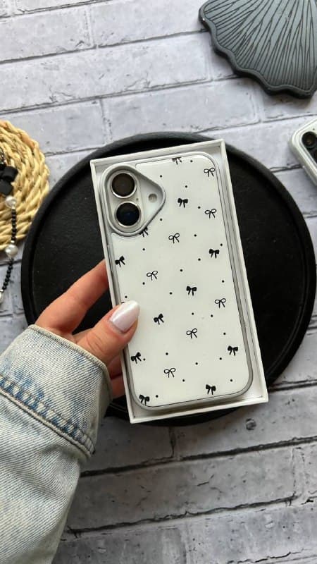 قاب دور کروم پاپیون مشکی