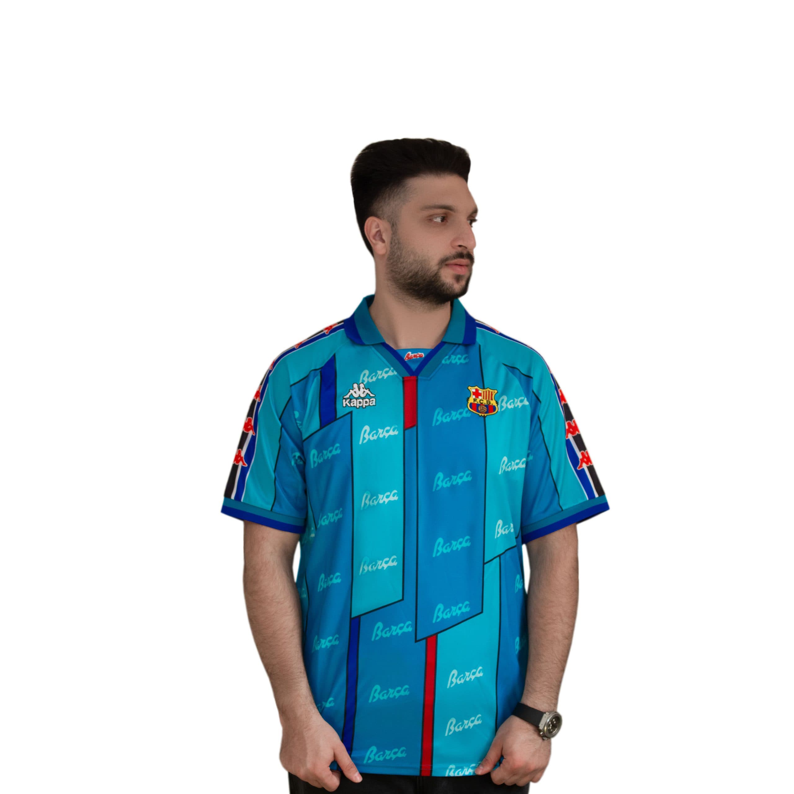 لباس کلاسیک دوم بارسلونا1995/97-پیراهن تک