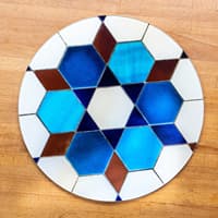 تخته برش و سرو کاراجا Refikadan Geometrik