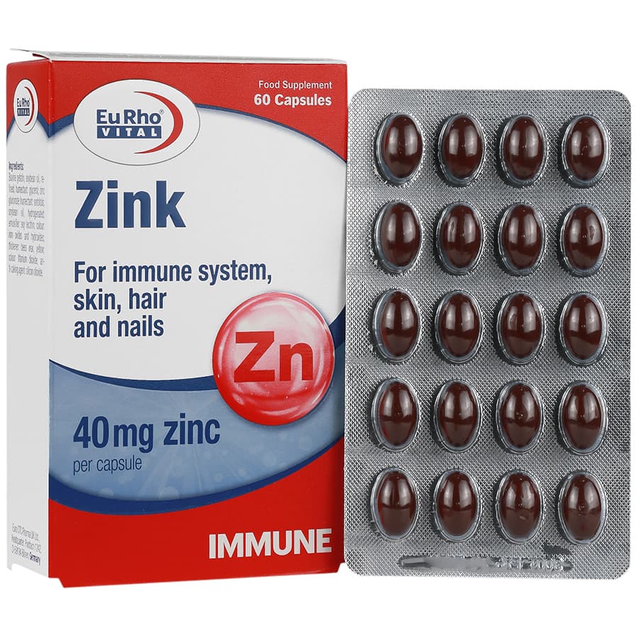 کپسول زینک 60 عدد یوروویتال