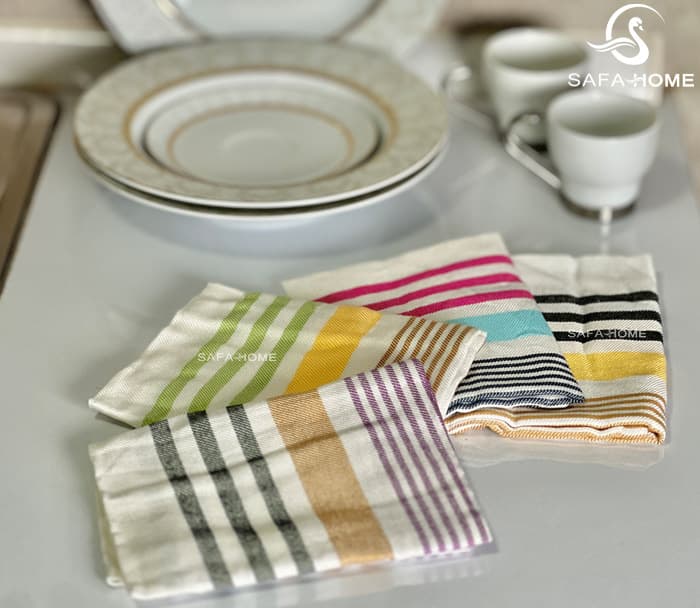 دستمال نظافت نخی ابراهیمی بسته 4 عددی