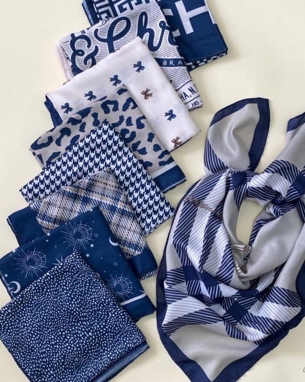 مینی اسکارف نخی پروانه