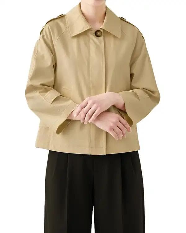 بارانی زنانه کرم سرژه Serge کد 228163