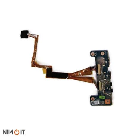 برد صدا و یو اس بی لپ تاپ Toshiba Qosmio X505 X505-Q 2-USB Audio Board w/ Cable (RF) 32TZ6UB0I00