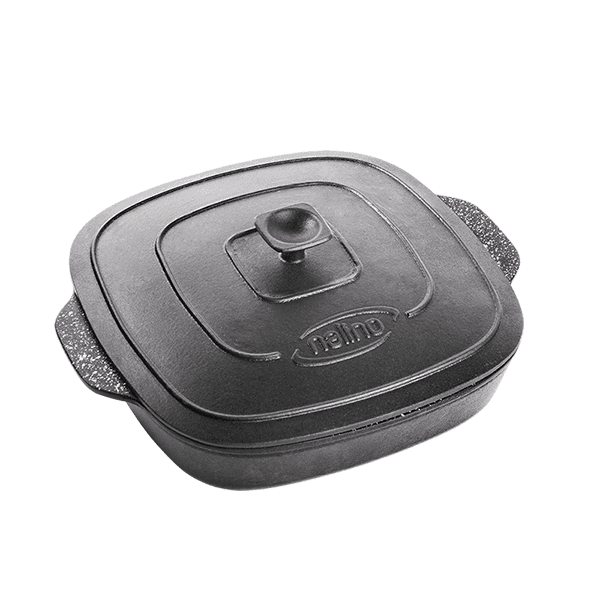 تابه مربع چدن مدل Adrina (با درب چدن)-(تهران(پیک)-شهرستان(تیپاکس))