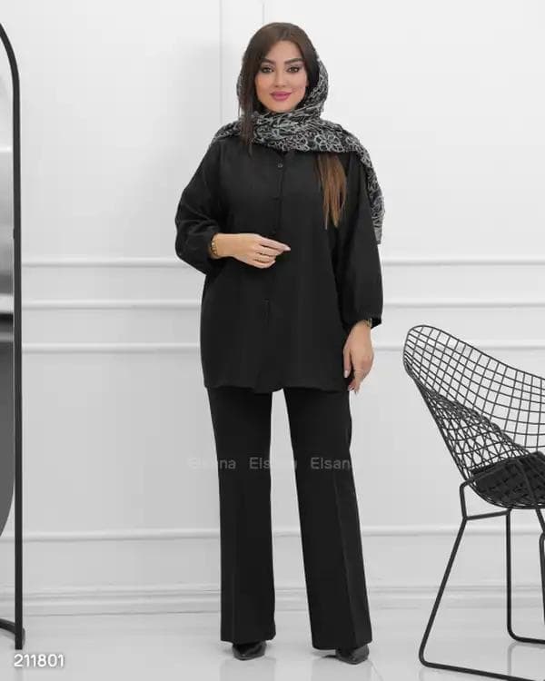 مانتو زنانه مدل کاوان السانا Elsana کد 2118