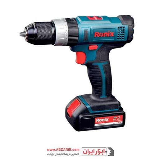 دريل پیچگوشتی چکشی شارژی 14 ولت رونيكس مدل 8614