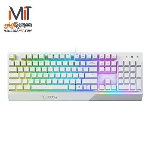 کیبورد گیمینگ ام اس آی مدل سفید VIGOR GK30