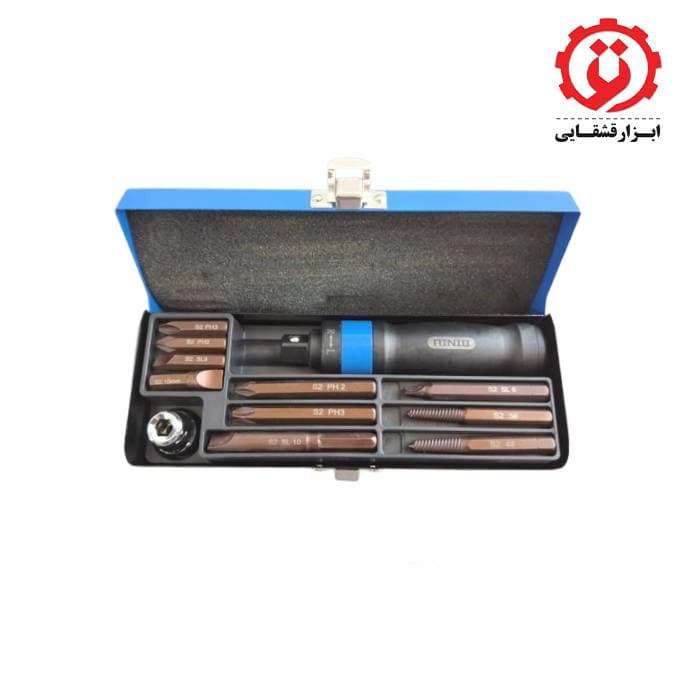 پیچ گوشتی تقه ای آبی هیتون