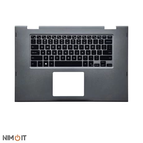 قاب دور کیبورد همرا با کیبورد لپ تاپ Dell Inspiron 15MF 5000 5568 5568 5578 5579 5579 Palmrest No Touchpad US Backlit Keyboard 0htjc