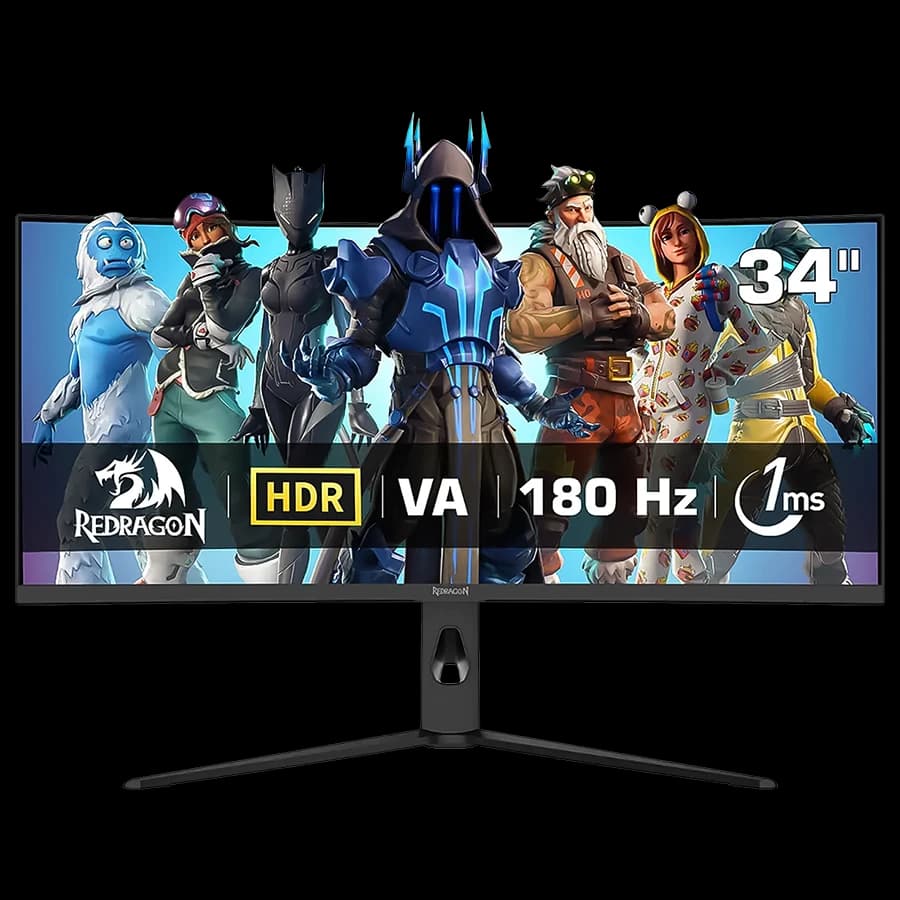 مانیتور گیمینگ 34 اینچ ردراگون Redragon GMQ3418RVC