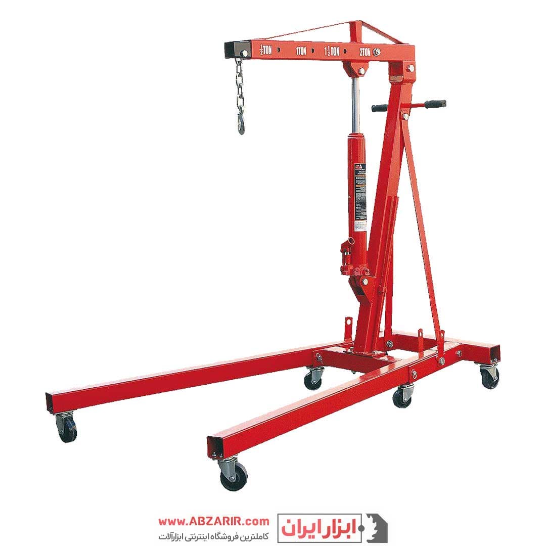 جک جرثقیلی موتور درار 2 تن تاشو بیگ رد مدل T32002X