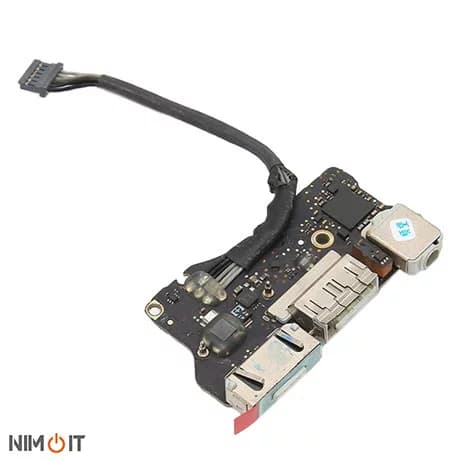 برد صدا و یو اس بی لپ تاپ MacBook Air 13″ A1466 A1369 Power DC Jack I/O USB Audio Board 2010 2011 2012 2013 2014 2015 2017